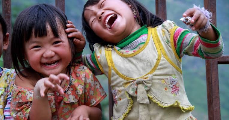 Trẻ em vùng cao tại điểm trường